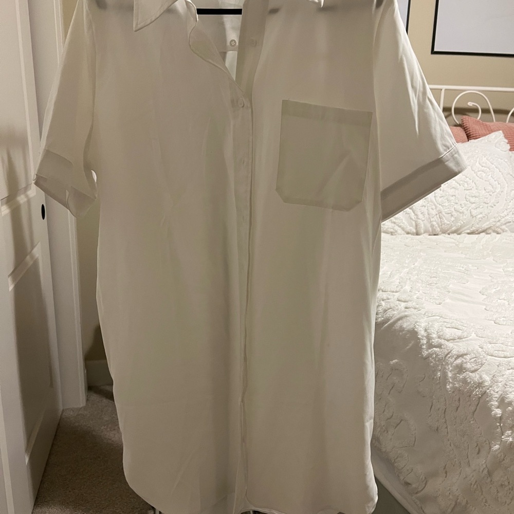 Classic White Short Sleeve Shirt